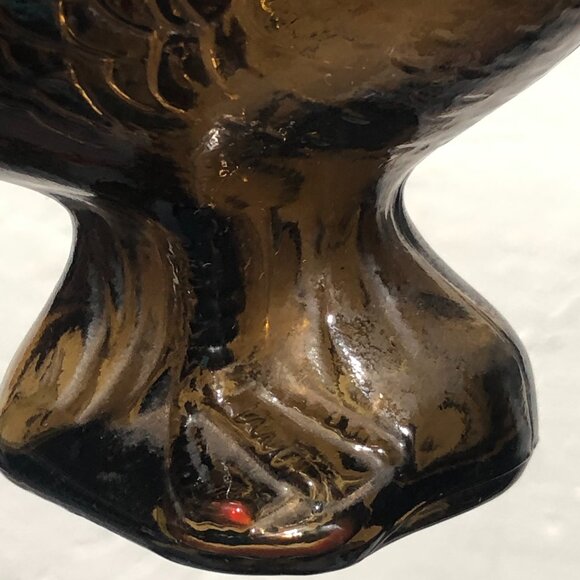 Vintage Avon Brown Glass Bottle GOOSE Decanter 5 oz Empty Bottle - Picture 10 of 12